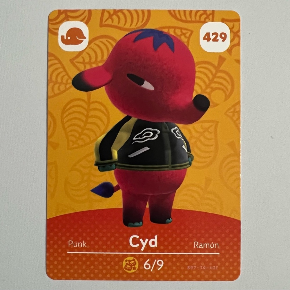 Animal Crossing Amiibo Card - Cyd - 429